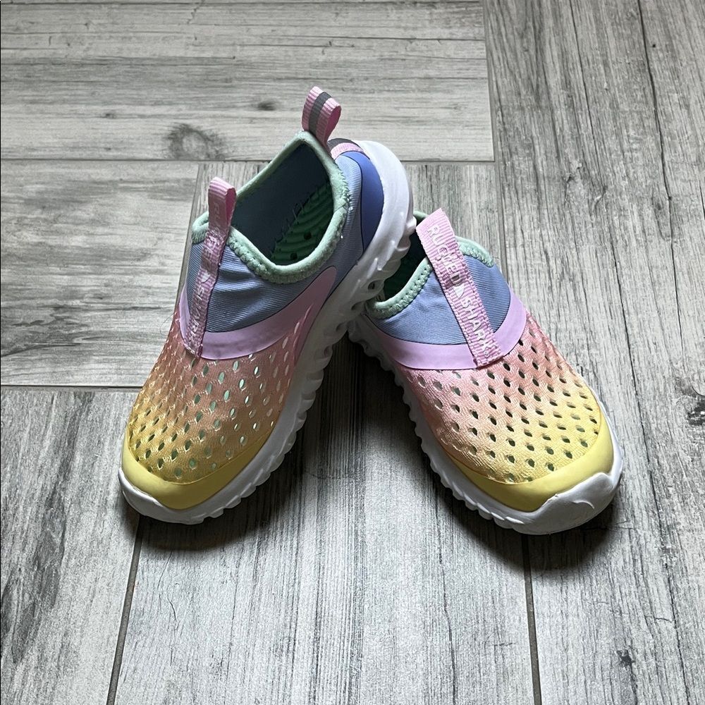 Pastel Rainbow Kids Water Shoes| size 7